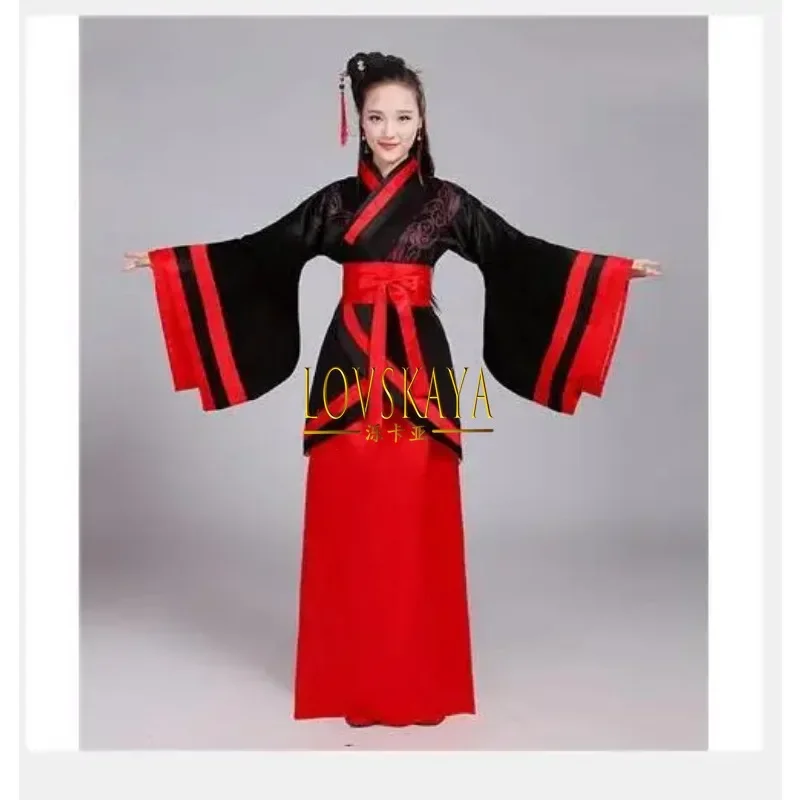 New Adult Tang Suit Performance Hanfu costumes Woman Stage Dance Dress Chinese Traditional folk Costumes