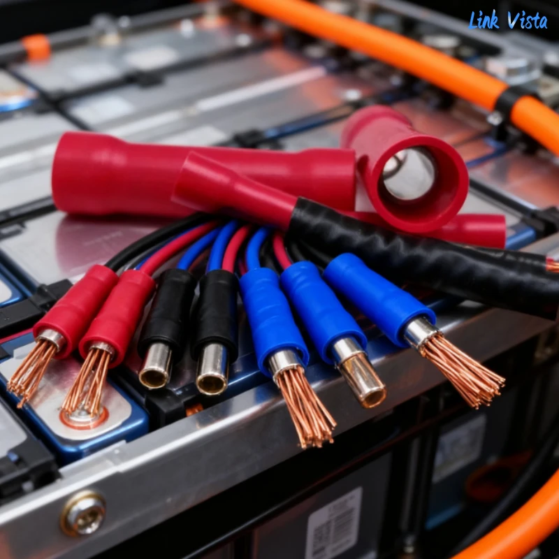 

10-100pcs for BV1.25/BV2/BV3.5/BV5.5/BV8 Wire Cold Press Crimp Terminals Connectors PVC Insulated Butt Connect Terminals