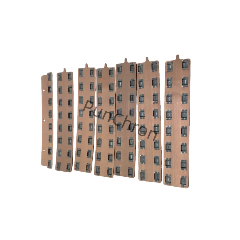 21700-13S8P Copper Busbar for Ebike Lithium Batteries Copper-Nickel Laminated Material 0.3mmThickness with Support Spacer 22.5mm view 6