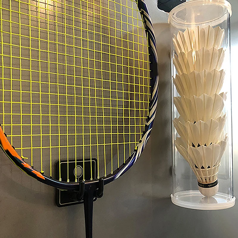 Wandgemonteerde rackethouder haak tennisrackethouder badmintonracket displayhouder haak roestvrijstalen muurhaak opslag