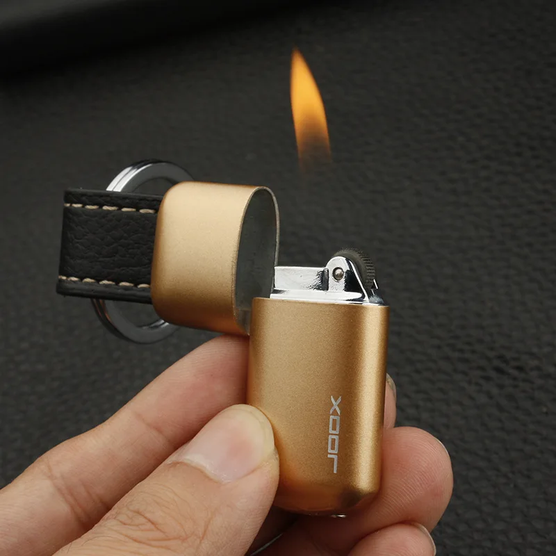 

Novel Portable Metal Key Ring Lighter premium men utility festival gifts smoking accessories camping equipment outdoor tools