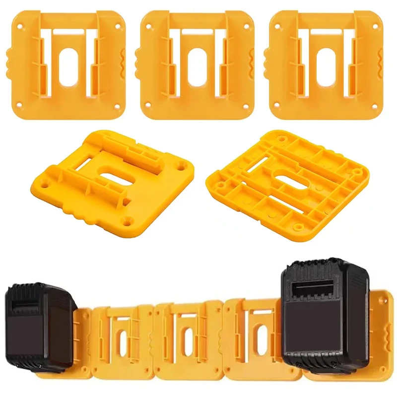 2/5/10PCS Battery Holder Storage Rack for Dewalt 18V 20V Li-ion Battery, Wall Mount Battery Dock for DCB203 DCB205