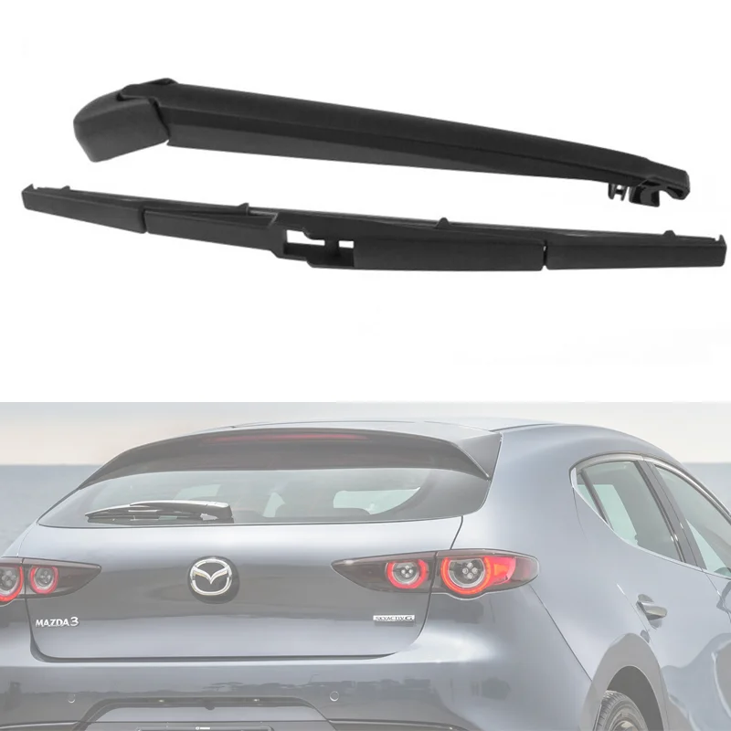 Rear Wiper Back Arm Blade Set For Mazda 3 Hatchback 12\