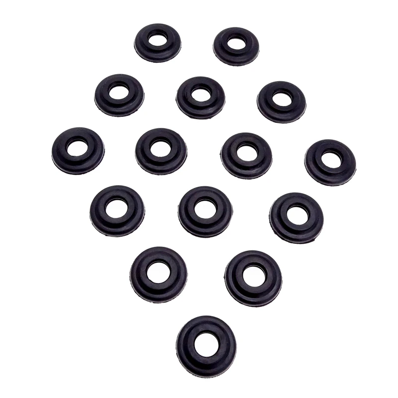 Bộ 15 Miếng Động Cơ Van Bu Lông Bao Gioăng Hải Cẩu Cho Xe BMW E46 E39 E60 E65 E66 E53 E83 11121437395 0.9 Inch chữ Ô Cao Su Kín