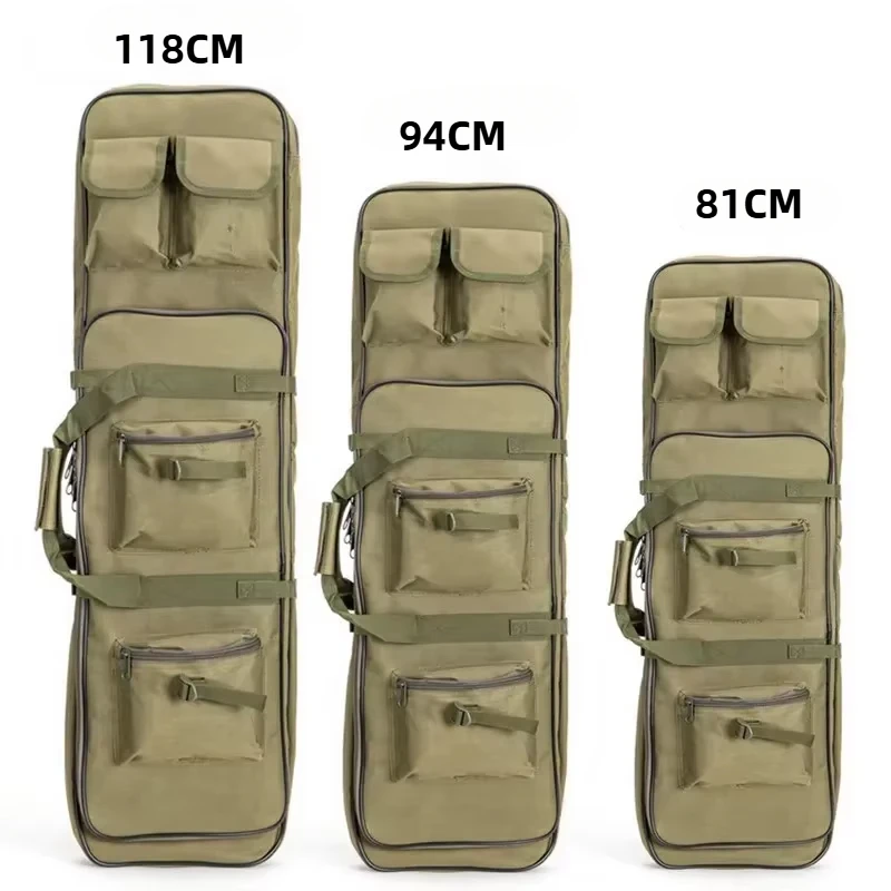 Desert 85cm 95cm 120cm Outdoor Hunting Backpack Dual Square Carry Bag with Shoulder Strap Protection Case Backpack