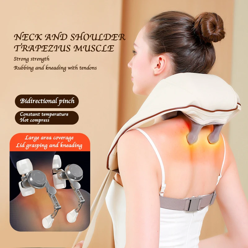 Multi-function Massage Shawl Wireless Portable Cervical Massage Tool For Living Room