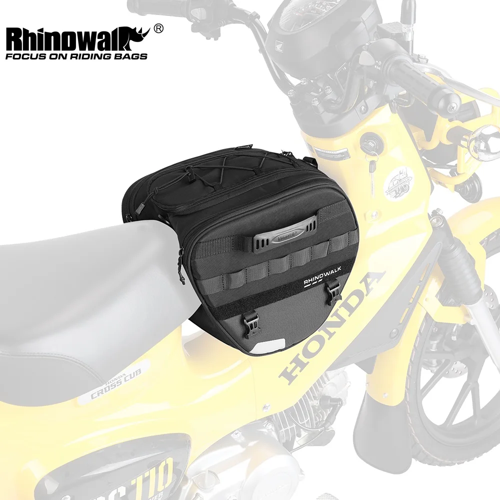 

Rhinowalk Scooter Tunnel Tank Bag 15L Multifunction Motorcycle Scooter Tunnel Seat Bag For Yamaha Motorbike Tank Saddle Bags