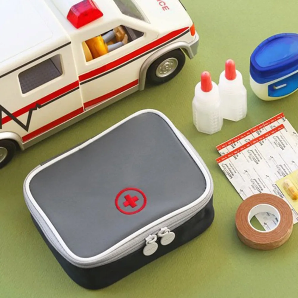 Mini Kit di pronto soccorso all'aperto borsa da viaggio portatile pacchetto di medicinali Kit di emergenza borse borsa per medicinali piccolo organizzatore