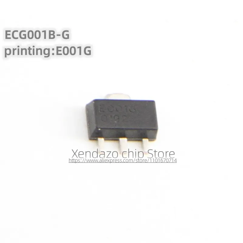 10pcs/lot ECG001B-G ECG001B Silk screen printing E001G SOT-89 package Original genuine RF amplifier chip