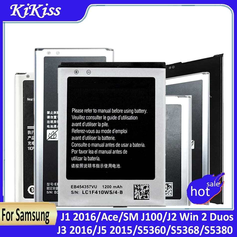 Battery EB-BJ120CBE For Samsung J1 J3 (2016) J120F/for Galaxy 2 J5 Core Prime Win 2 Duos Express 3 S5360 BG530BBE