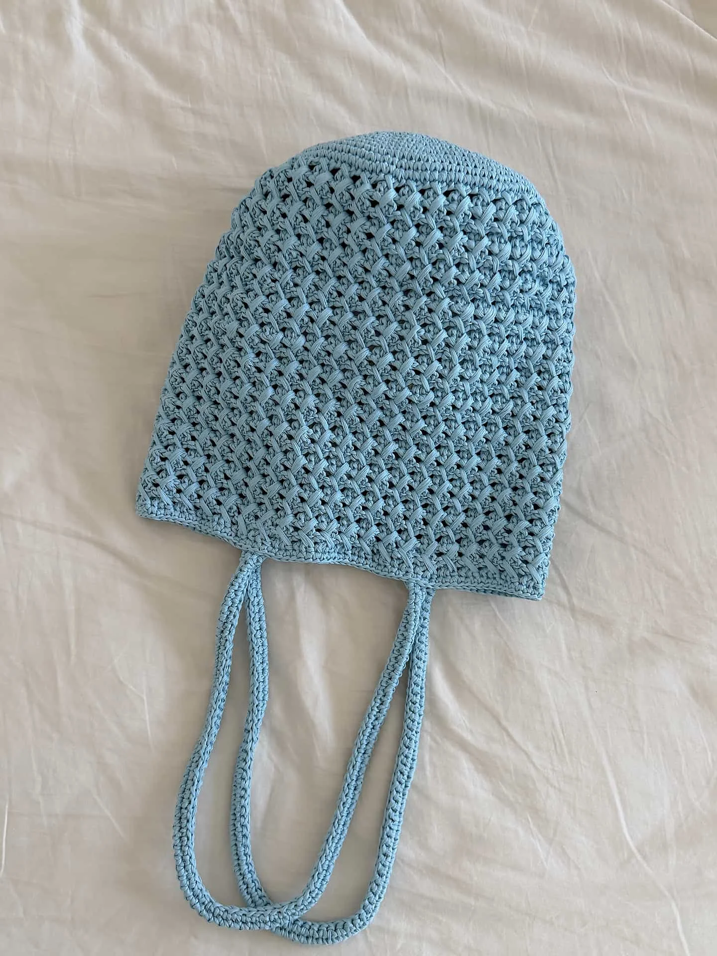 handmade-diy-crochet-materials-bag-cotton-grass-single-shoulder-bag-eight-character-pattern-biggift-noting-handmade