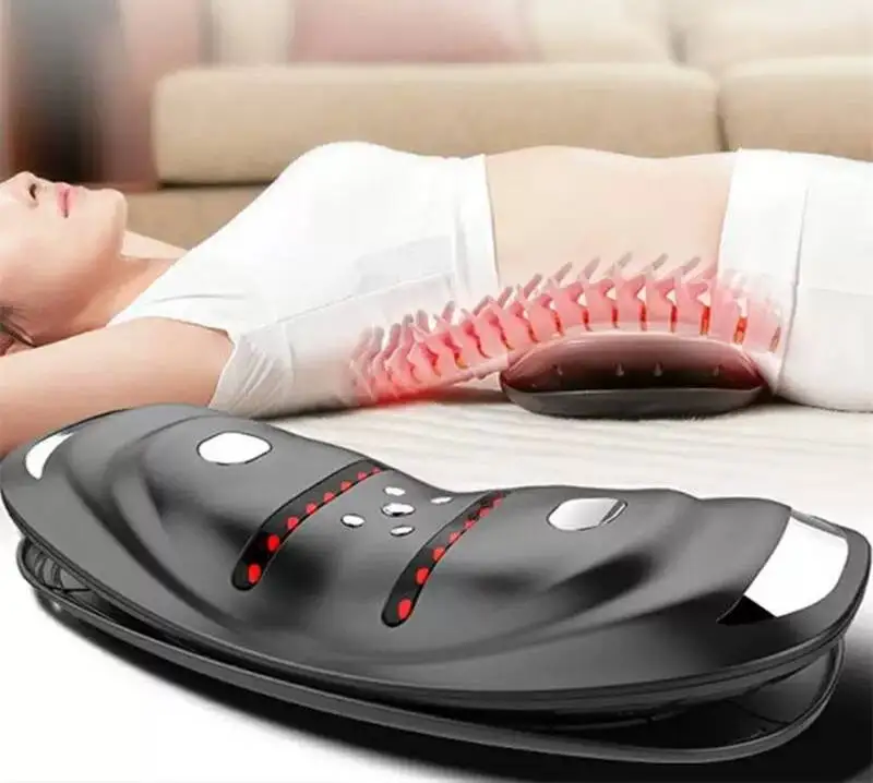 

Electric Lumbar Traction Device Massager with Heat Function & Adjustable Intensity,Electric Inflatable Back Stretcher Device