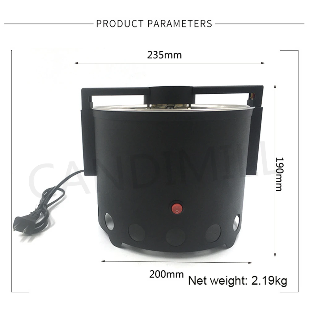 Refrigerador rotativo de grãos de café, 110v/220v, torrefação de café, dissipação de calor, placa de resfriamento de grãos de café 500g