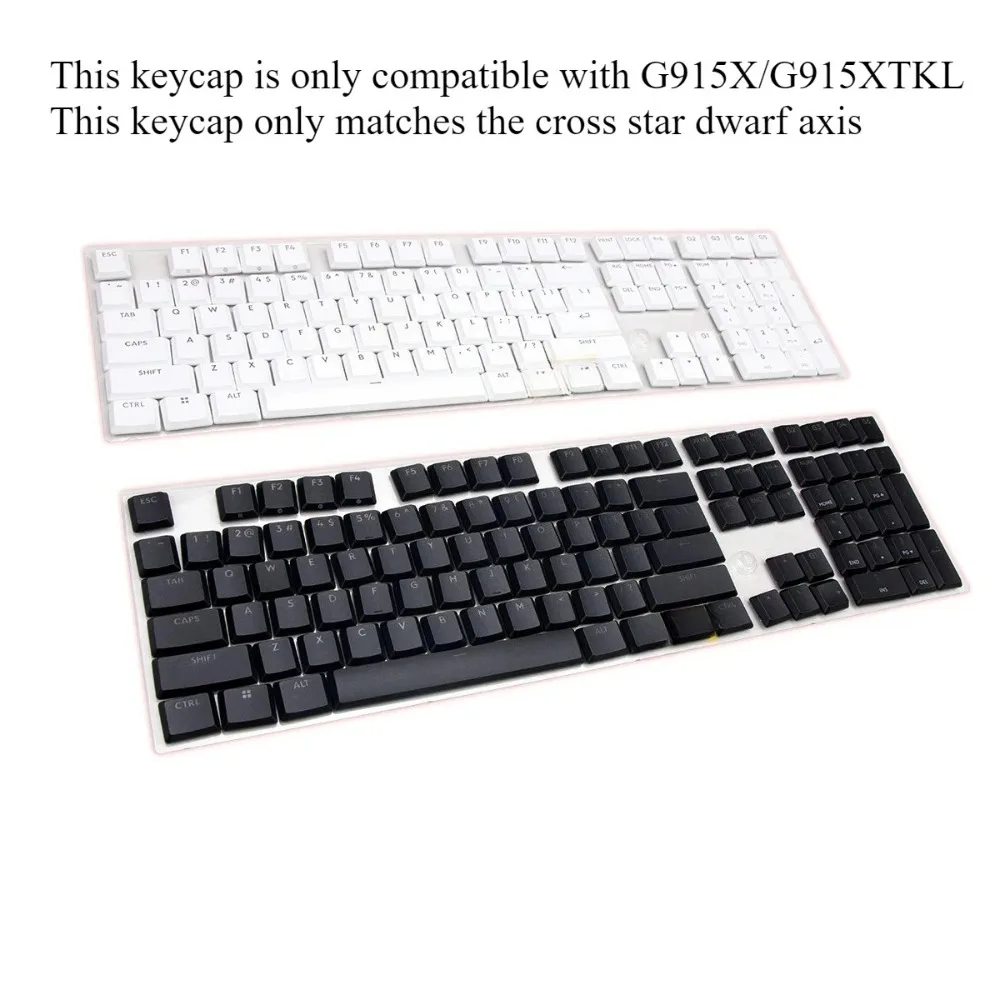 

PBT transparent frosted oil resistant original keycap compatible with Logitech G915X/G915X TKL mechanical keyboard