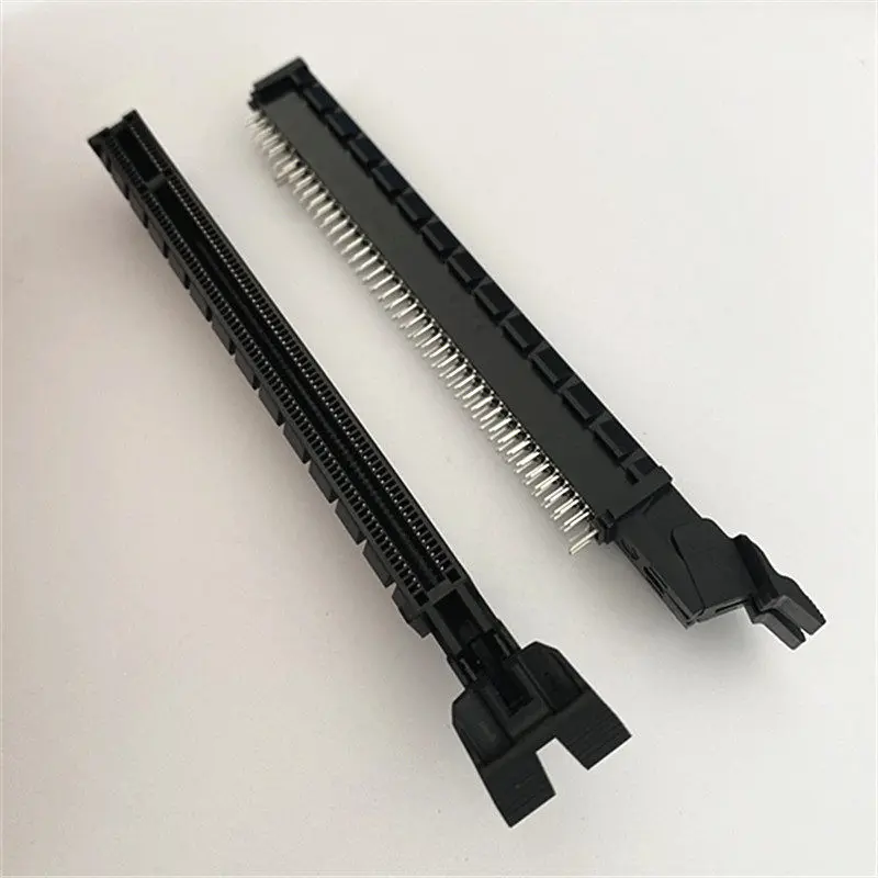 2-10PCS 164P 16x PCI-E Graphics Card Slot, Desktop Motherboard Socket, Fish-Tail Type, Desktop Motherboard