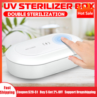 New UV Ozone Aromatherapy Disinfection Box Wireless Charger Portable Multi-function UV Light Sterilizer For Mask Jewelry Phone