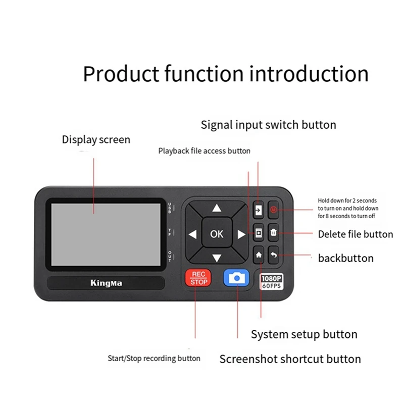 صندوق تسجيل عالي الدقة لالتقاط الفيديو كما هو موضح ABS - صندوق تسجيل دورة الدفع عبر الإنترنت المتوافق مع الأفلام التلفزيونية