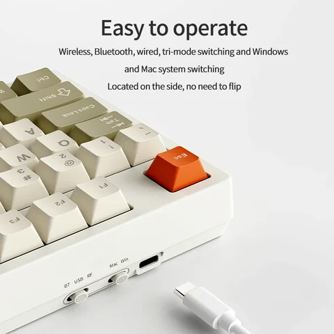 топ 10 оранжевая клавиатура - №9