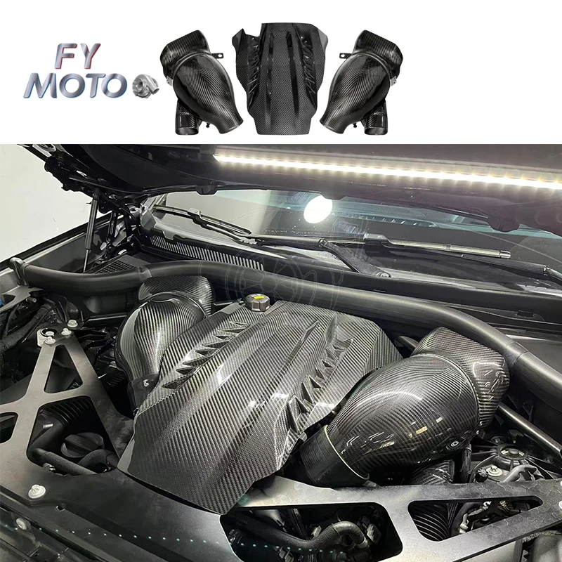 Carbon Intake System for  F9X X5M / X6M / G09 XM / M60i with Engine Cover