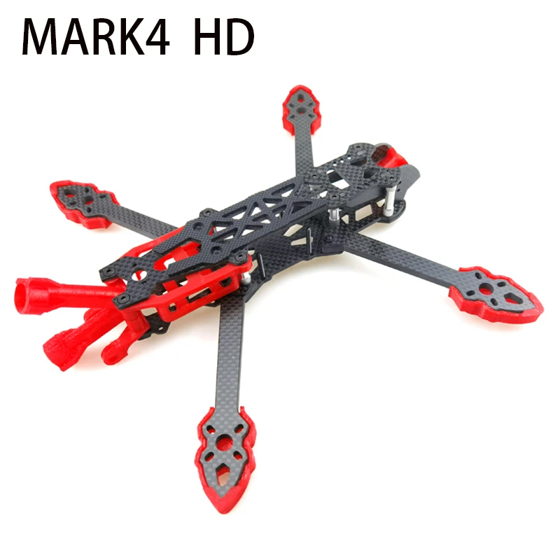 Mark4 HD DJI 5-calowa rama z włókna węglowego FPV 240mm rozstaw osi 5mm ramię daleki zasięg Quadcopter Freestyle rama dla RC Racing Drone