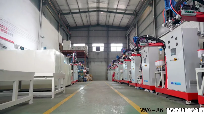 Máquina de fundição de elastômero de poliuretano de 2 componentes para placa de tela - Sistema de medição de precisão (bomba, motor e rolamento)