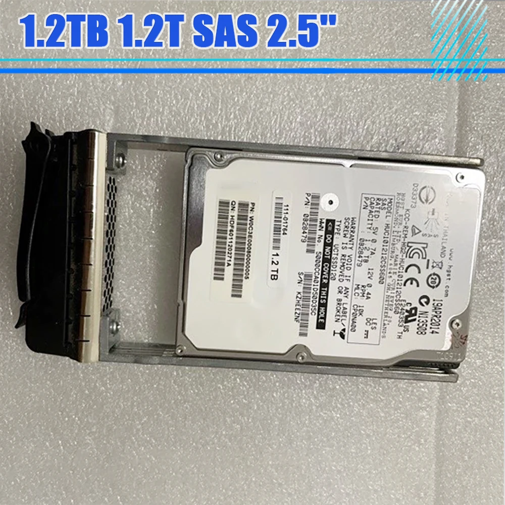 111-01764 111-01125 HDD AS1000G6 AS500H 1.2TB 1.2T SAS 2.5'' Hard Disk For Netapp Inspur