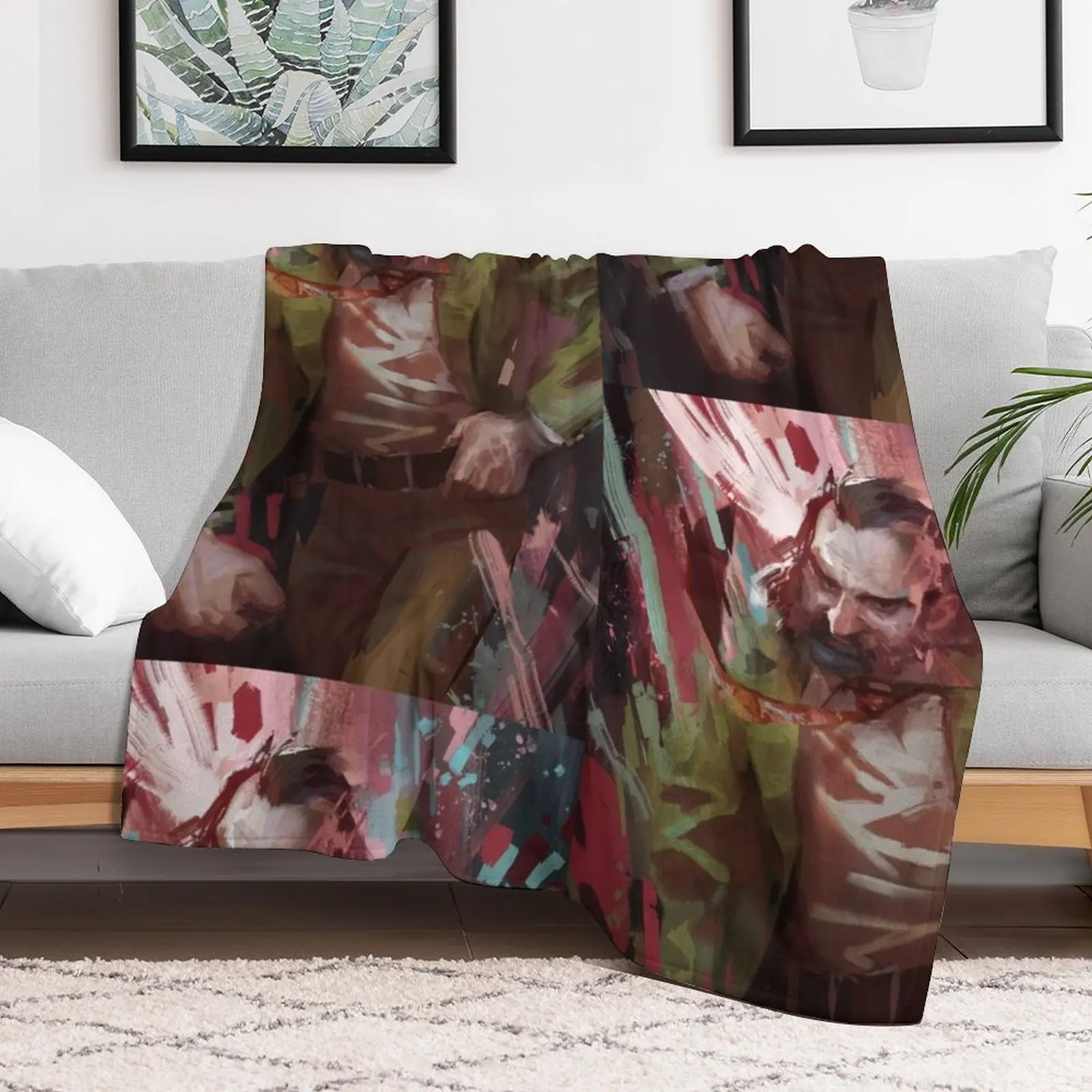 Disco Elysium Video Game Poster - Disco Elysium Fanart Tshirt Throw Blanket