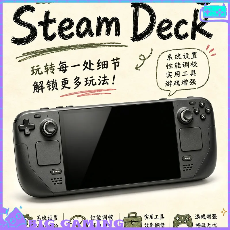 Original Used Steam Deck OLED 64G/256G/512G/1T Steam Deck Handheld Game Console Dual System LCD Game Controller American Version