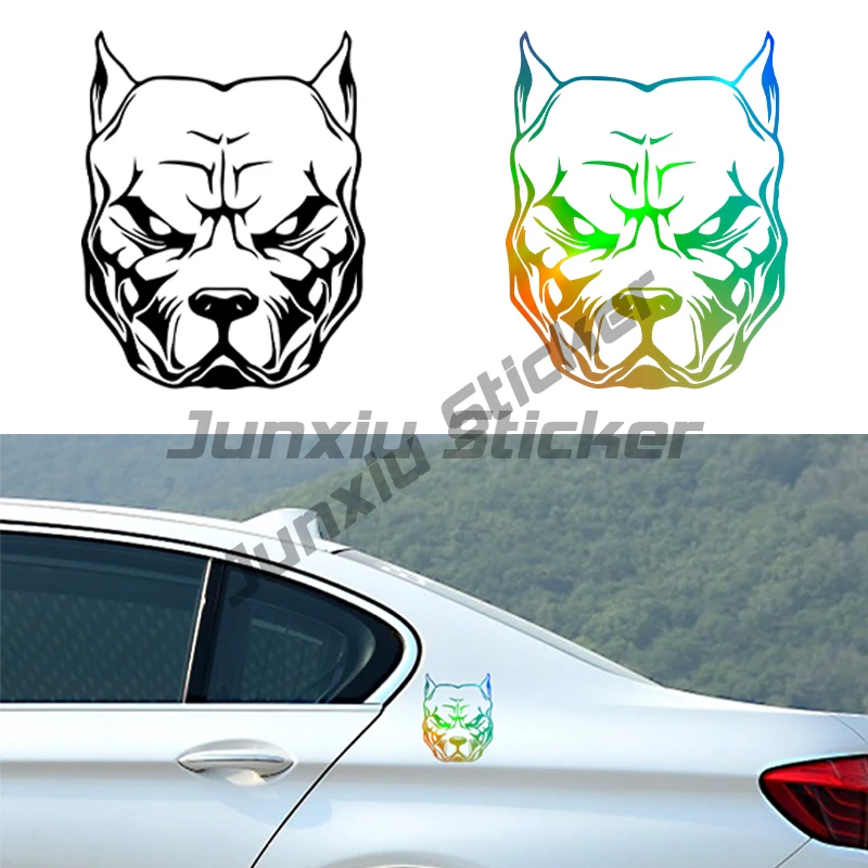 

Motorcycle Sticker Dog Pattern Pit Bull Pitbull Car Stickers Moto Auto Decal Funny JDM Vinyl on Car Styling