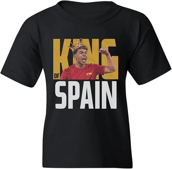Fußball-inspiriertes Yamal-T-Shirt mit Yamal auf dem Ball, Unisex, Y2K, Yamal-inspirierte Jugend-Fußball-Sportbekleidung für Damen und Herren – Detail 17
