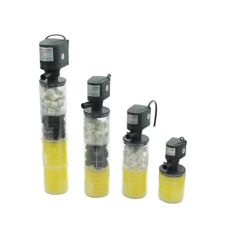 

Three In One Filter Fish Tank Filter Mini Fish Tank Filter Air Pump Aquarium Oxygen Diving Water Purifier