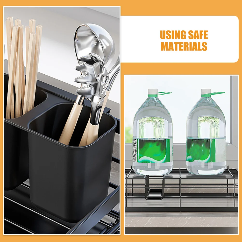 

Kitchen Dish Drying Rack Sturdy Ventilated Base for Plate Bowl Cup Holder Dish Organizer Kitchen Counter Dry Rack for Dishes