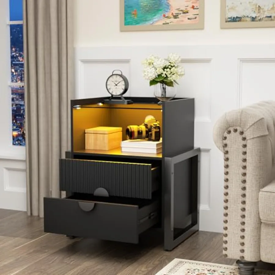 Fluted Nightstand W… - image