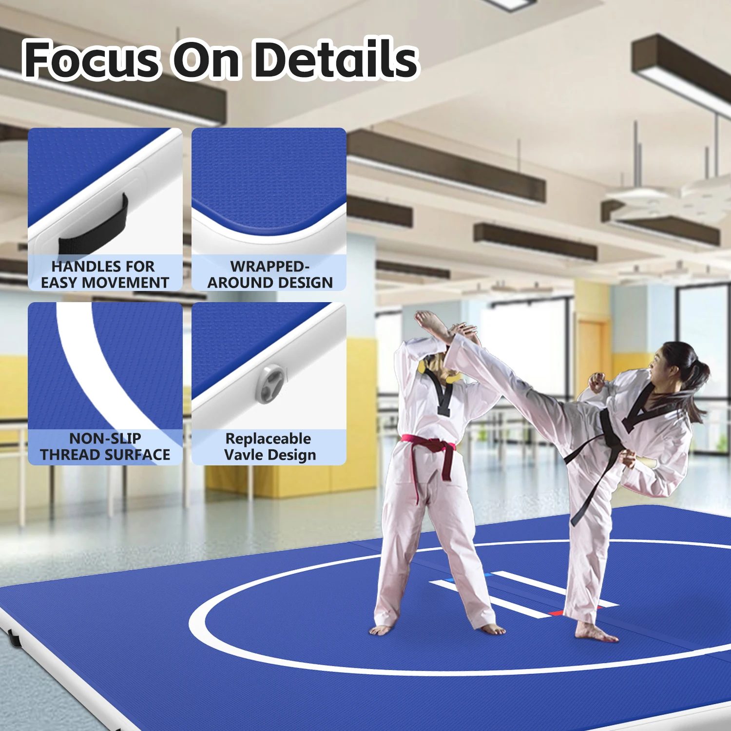 Custom Size 3x3m Commercial Gr - Home Gym Mma recension och pris