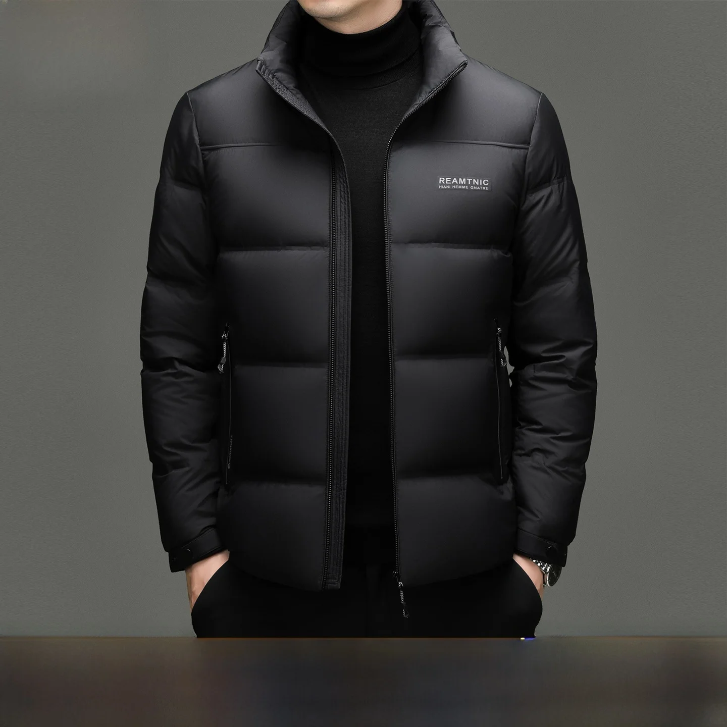 

Мужская утепленная куртка Pierre Cardin для осени и зимы, с воротником-стойкой, повседневная, теплая, водонепроницаемая, дышащая, для отдыха