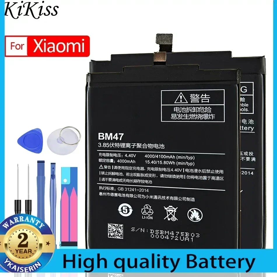 Battery For Xiaomi Redmi Note 2 3 4 4X 5 5A 6 7 Pro Model BM42 BM45 BM46 BN31 BN41 BN43 BN45 BN48 BN4A BM 46 BN 31 41 43 45 48