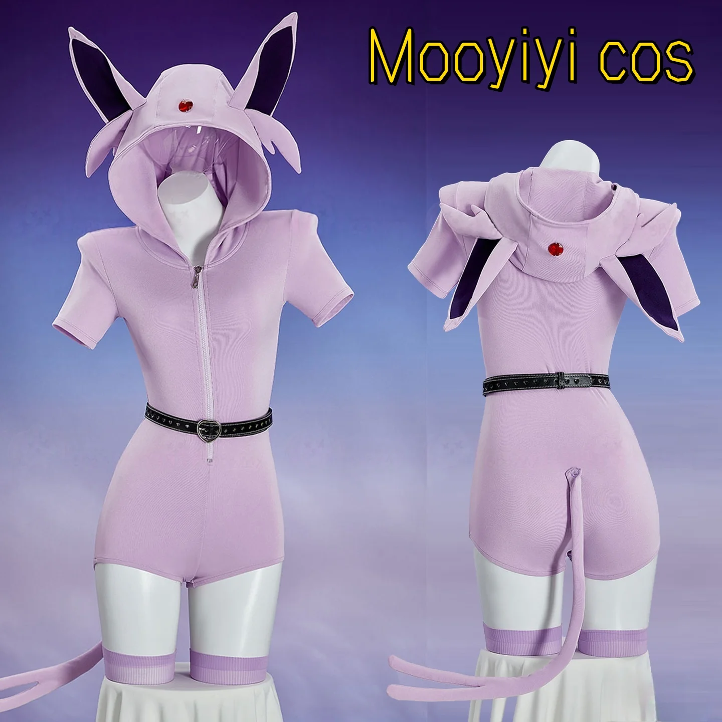 

New Espeon Cosplay Costume Halloween Christmas Role Playing Party Comic Exhibition Costume S-XL Summer home jumpsuit