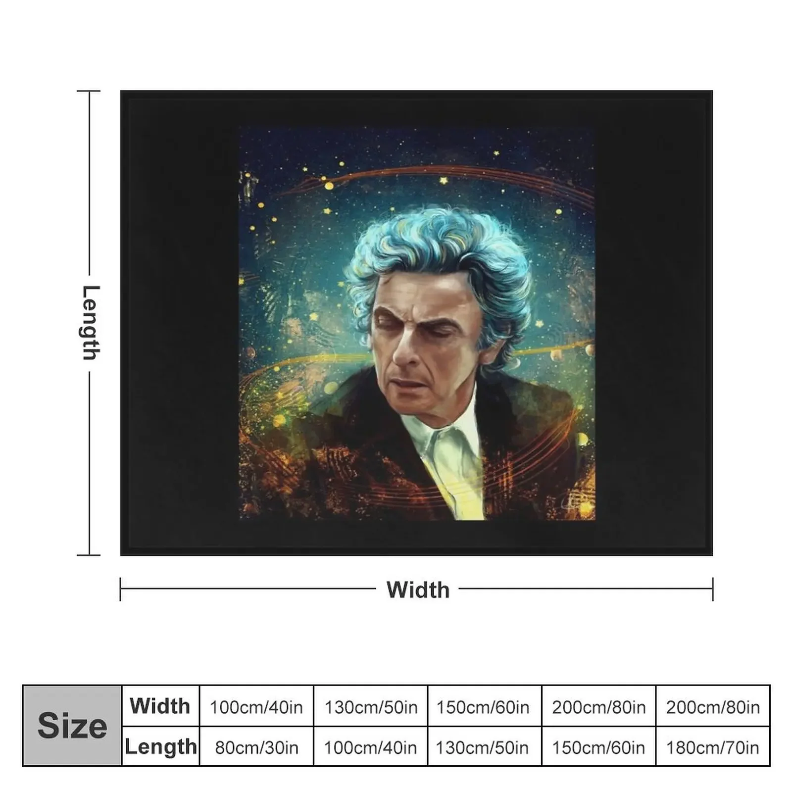 Gift For Men Peter Capaldi Retro Vintage Throw Blanket Sofas warm winter Sofa Quilt Flannels Blankets