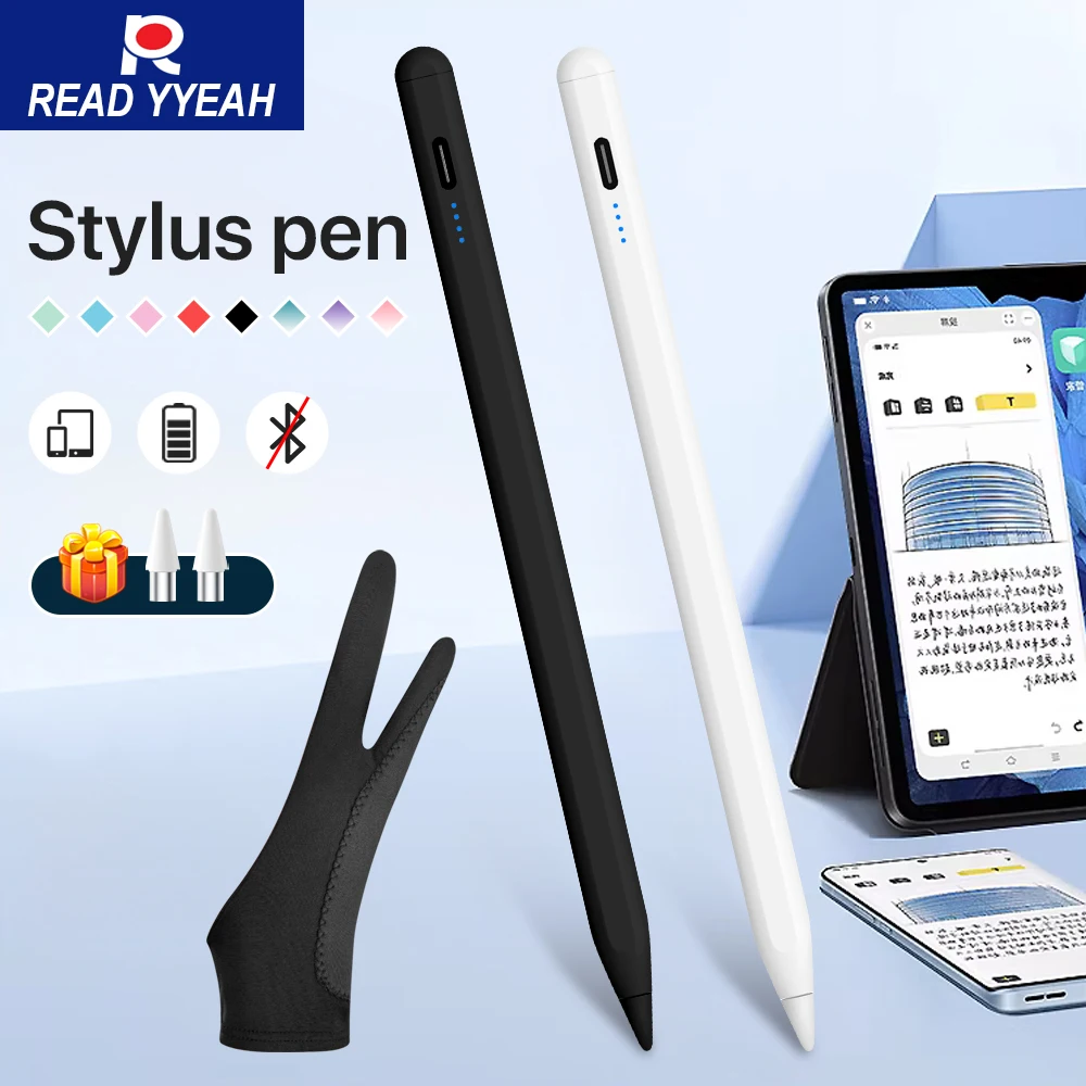 

Новый универсальный стилус 2026 года с емкостными перчатками для планшетов и мобильных телефонов Android, Samsung, Huawei, Xiaomi, VIVO, с магнитным креплением