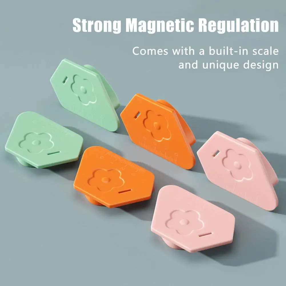 Magnet Lock Stitcher Sewing Machine Accessories New Multi-purpose Magnet Gauge Edge Polygonal Anti-Curling Plastic Positioner