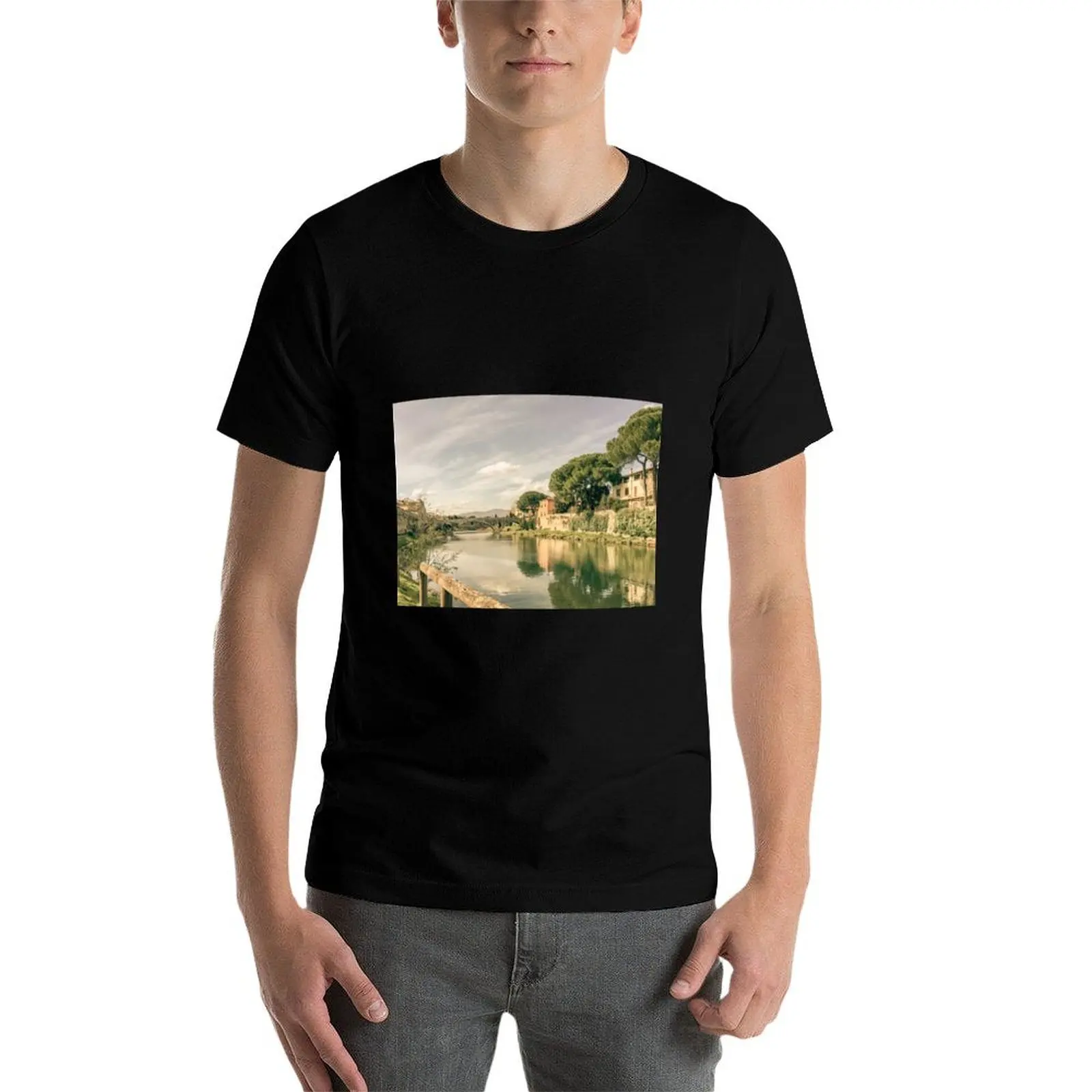 

Toscana Views T-Shirt t shirt man casual man t shirt cotton funny t shirts cotton T-Shirt