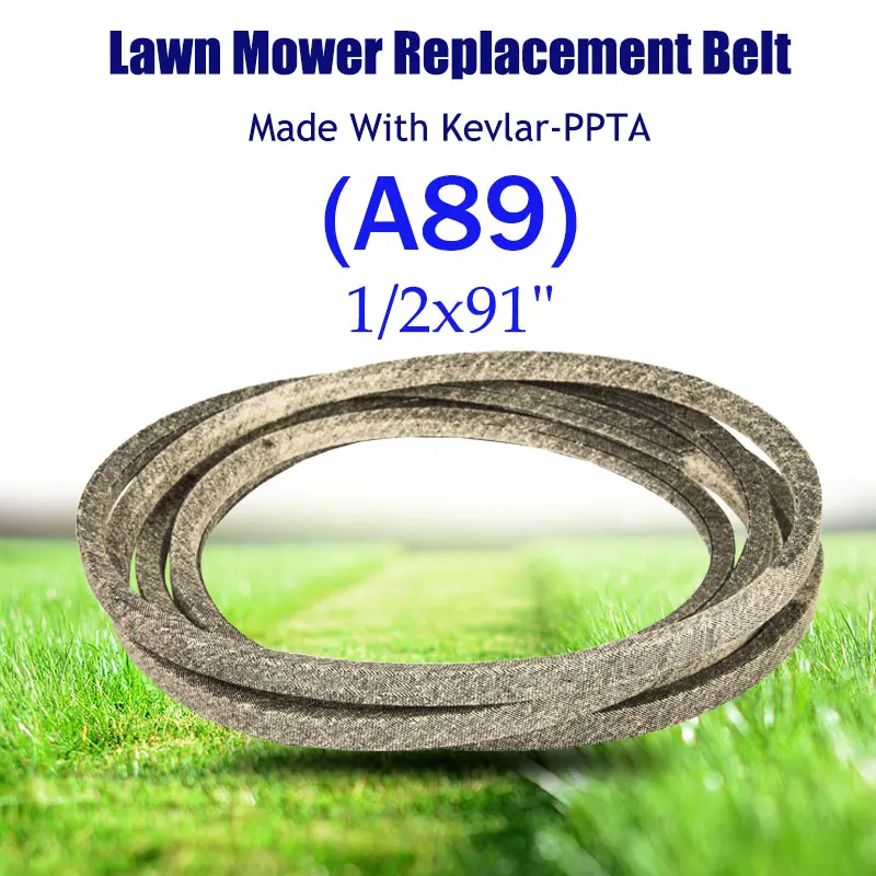 V-Belt for Lawn Mower Made with Kevlar A89 1/2