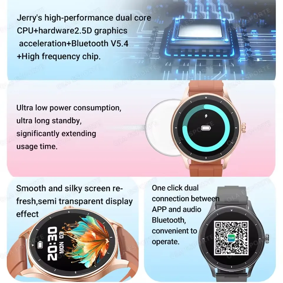 Xiaomi SmartWatch الرجال النساء بلوتوث دعوة GPS جهاز تعقب للياقة البدنية معدل ضربات القلب ساعة ذكية الرياضة مقاوم للماء ل ios أندرويد جديد 2025 #6