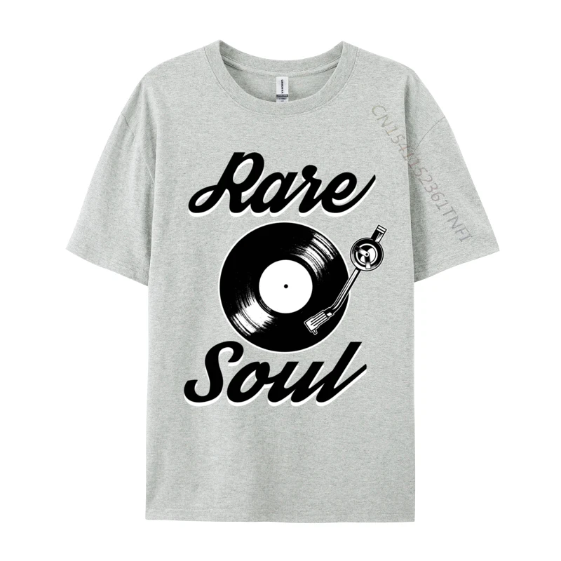 Rare Soul Music Vinyl DJ Graphic Birthday Normal T-Shirt Lovers Day Tops Tees for Adult Classic Combed Cotton Normal T-shirts image 3
