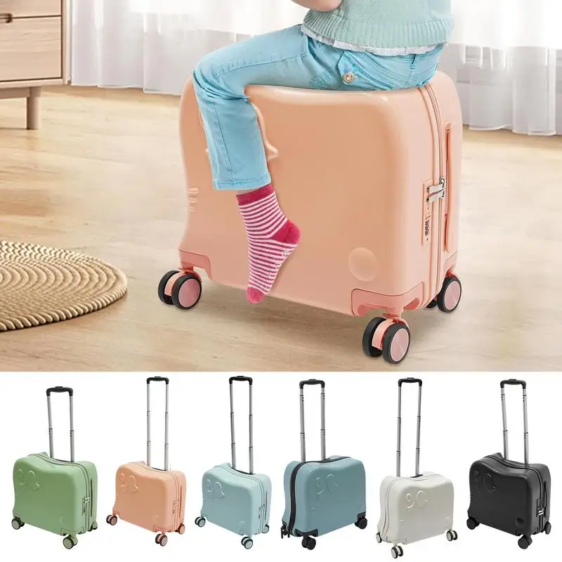 Kids Luggage With Wheels Multipurpose Kids Rolling Luggage Kids Carry On Suitcase Toddler Carry On Luggage Cute Children