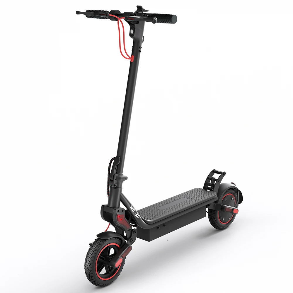 iScooter W-8 elektrische scooter met Voltix-app, 48V, 14Ah, 40 km/u, drievoudig remsysteem, dubbele vering, belastbaar tot 120 kg.