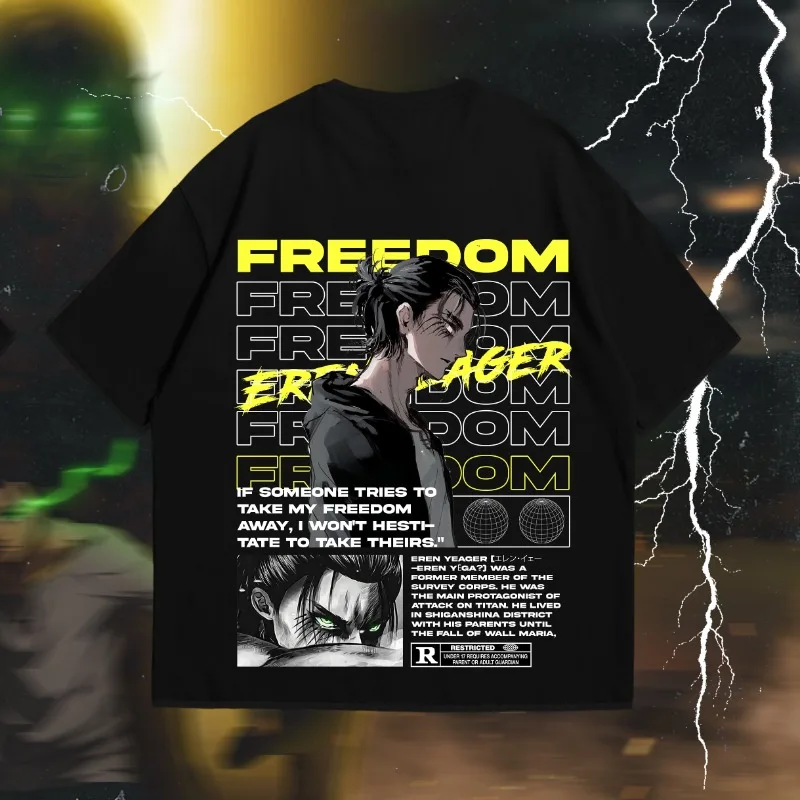 ataque-em-tita-asas-da-liberdade-anime-conjunto-periferico-camiseta-de-manga-curta-verao-puro-algodao-solto-meia-manga-topo