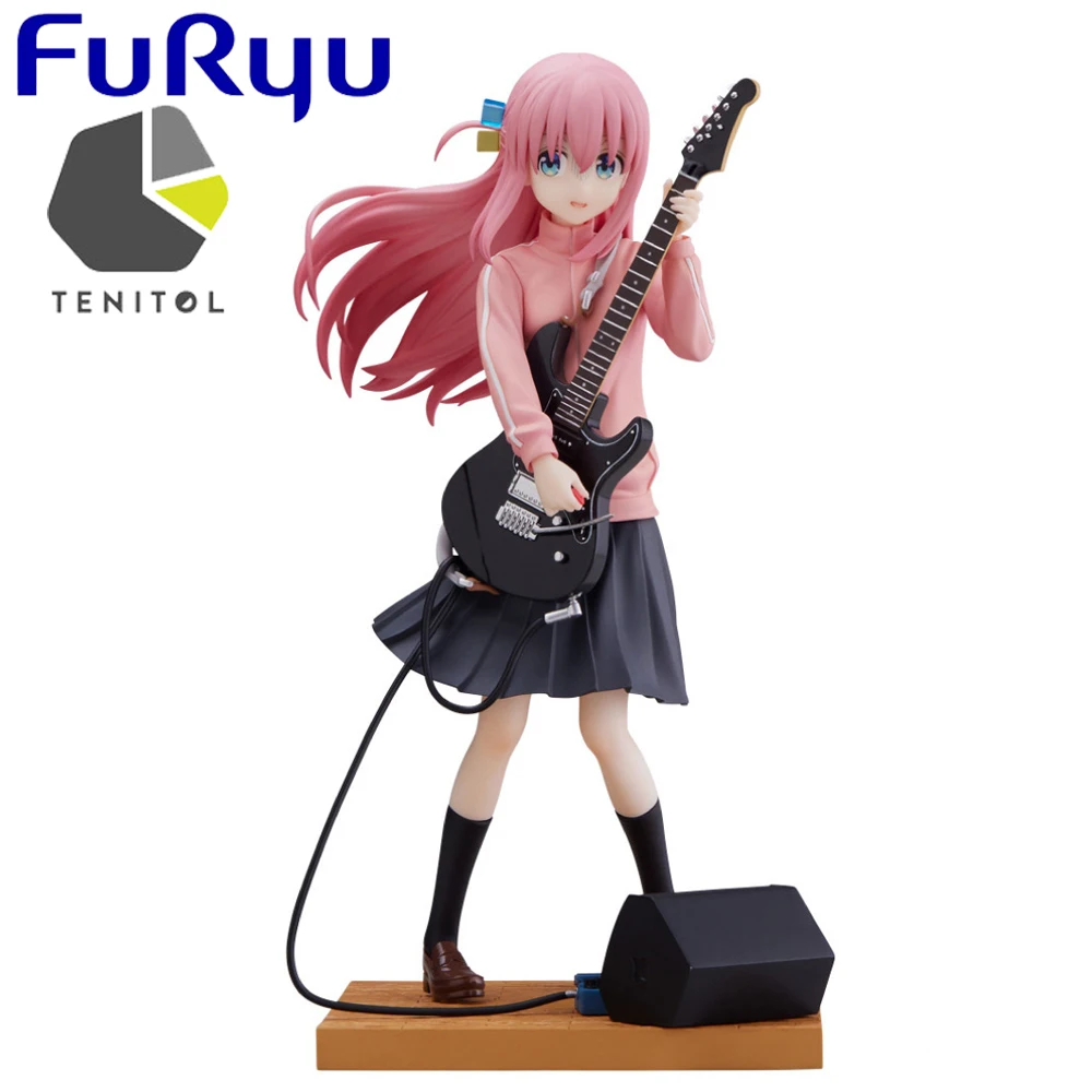 

Original Stocked Furyu Tenitol Bocchi The Rock! Gotou Hitori Kawaii Anime Girls Collectible Model Toys Gifts for Fans Kids