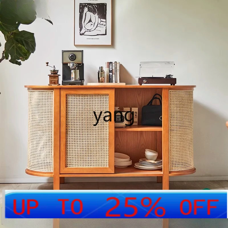 

CX Modern Minimalist Solid Wood Floor Cabinet for Home Living Room