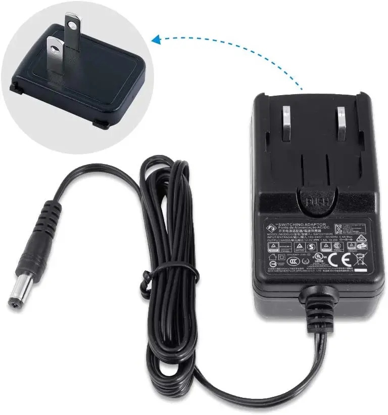 Adaptador de Alimentação de Comutação Feelworld, DC 12V, 1.5A, 100V-240V, AC 50Hz, 60Hz, F6 Plus, V2, F5 PRO, V4, F570, T7, FW759